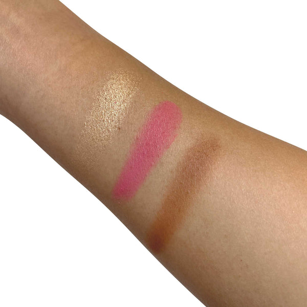 Professional Cheek Makeup Palette - swatches